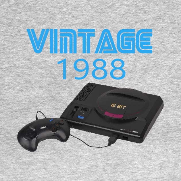 Vintage 1988 - Sega Megadrive by jmtaylor